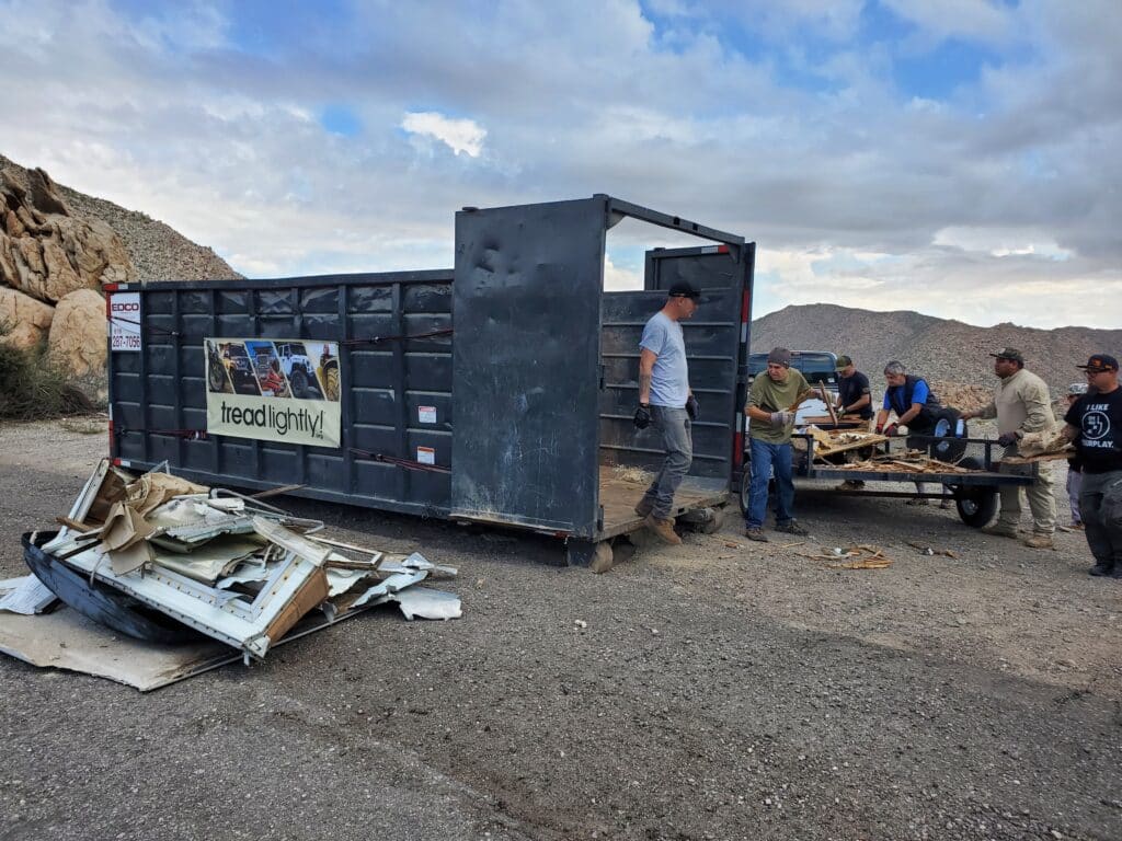 <strong>Tread Lightly! Impact Report</strong>: Smuggler's Gulch Shooting Area and Devil’s Canyon Cleanup 20221015 111115 1024x768
