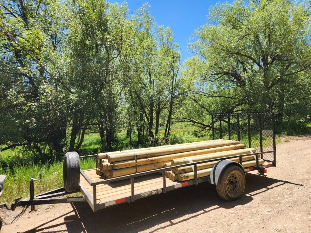 Tread Lightly! Impact Report: Buckland Campground Fence Installation 20230713 143548 1024x768