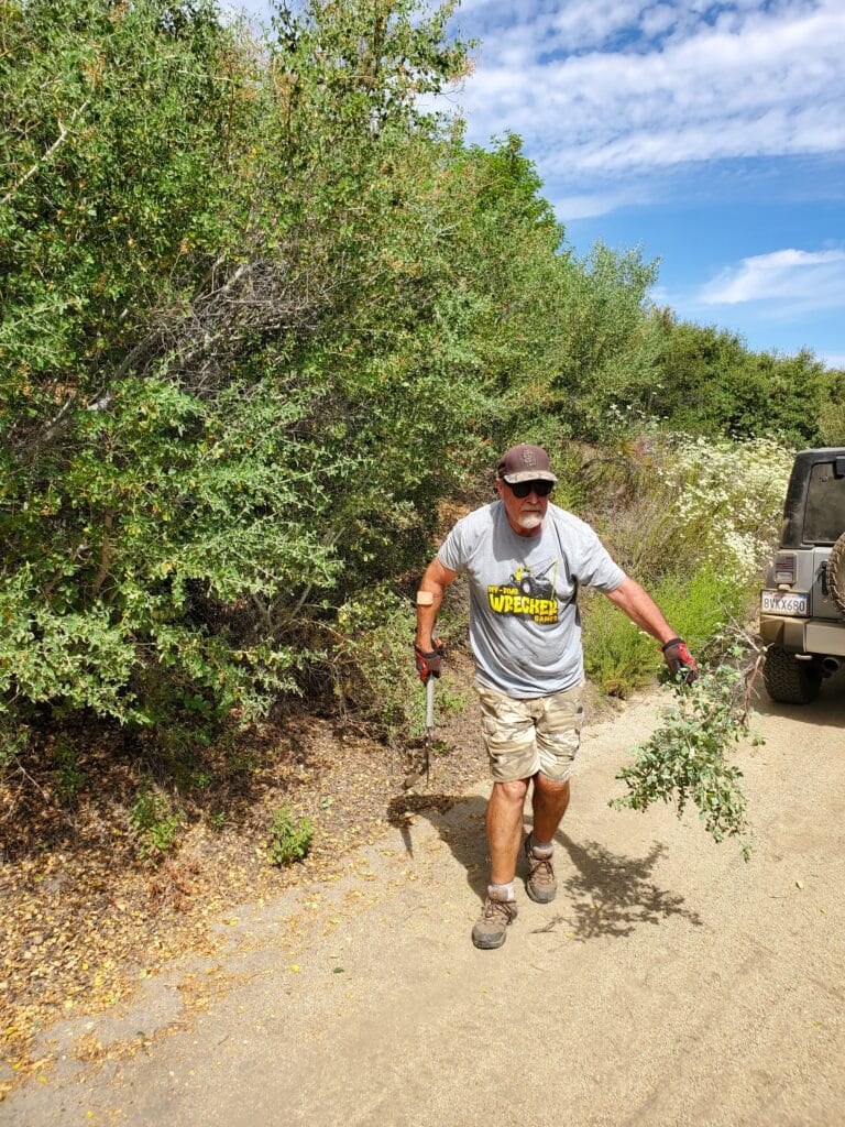 Tread Lightly! Impact Report: Corral Canyon Trail Brushing with SoCal Jeep Junkies 20230722 100414 768x1024