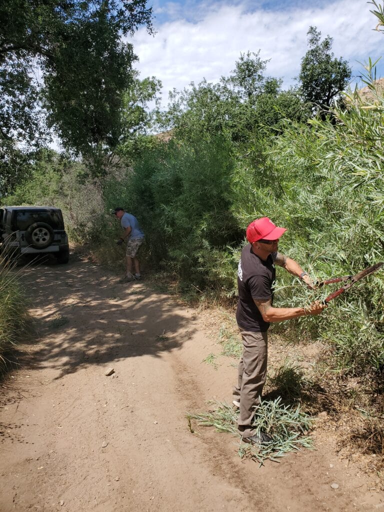 Tread Lightly! Impact Report: Corral Canyon Trail Brushing with SoCal Jeep Junkies 20230722 111449 768x1024