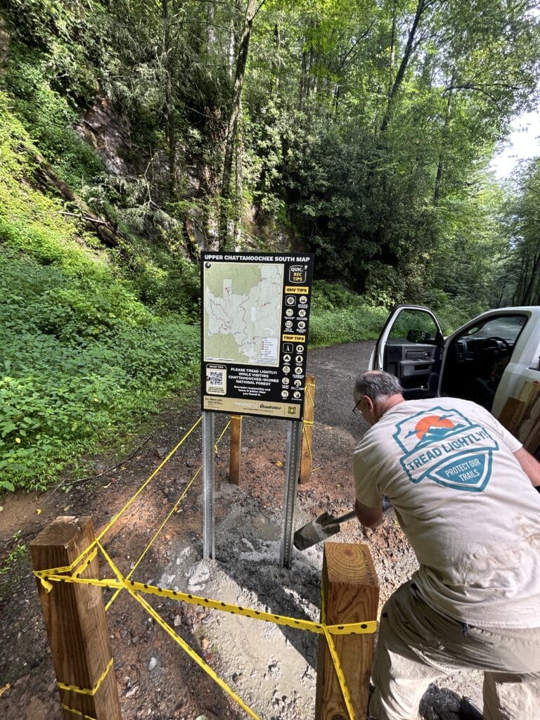 Tread Lightly! Impact Report: Chattooga River Trail and Water Crossing Signage IMG 2387 768x1024