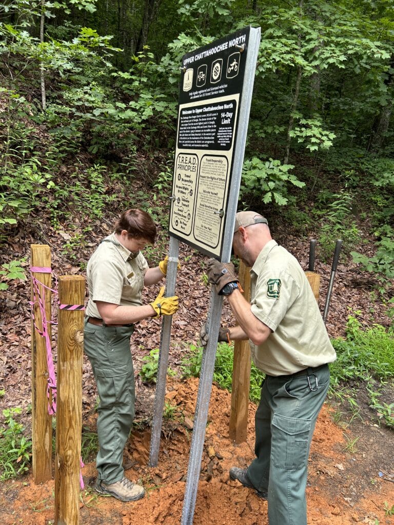 Tread Lightly! Impact Report: Chattooga River Trail and Water Crossing Signage IMG 2431 768x1024