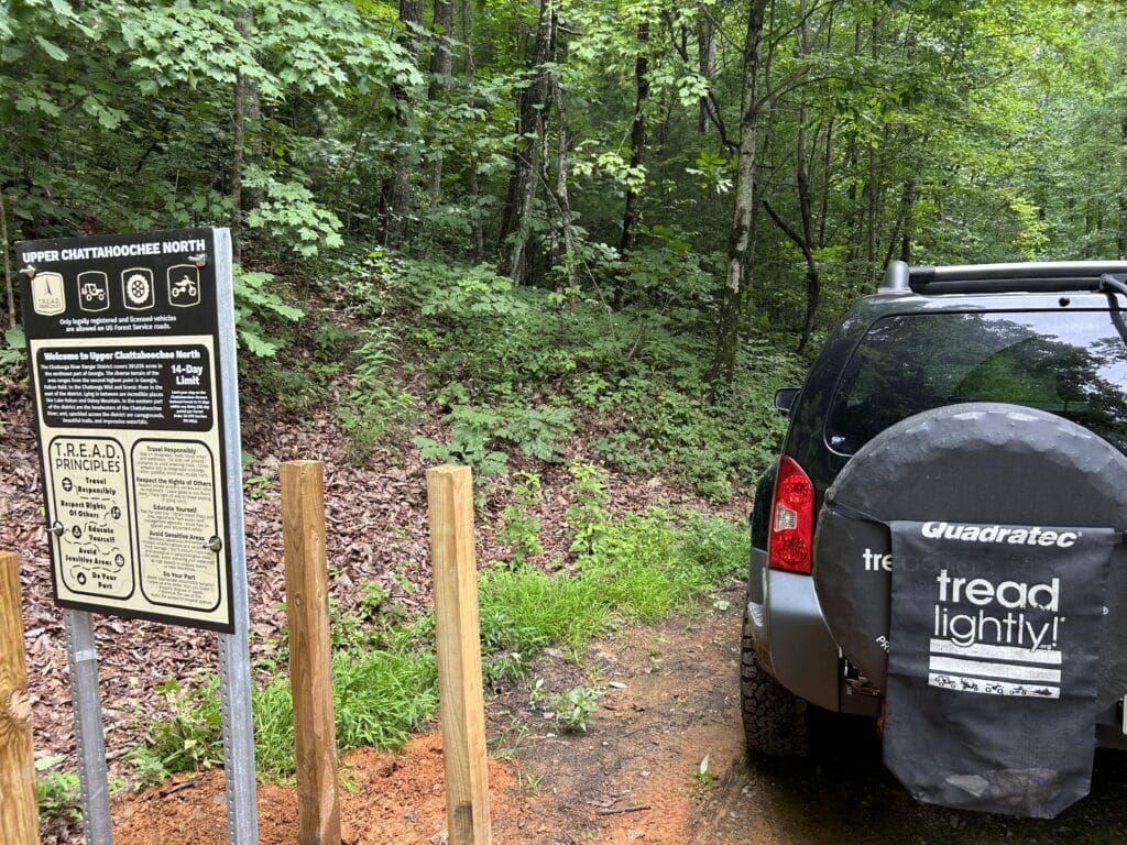 Tread Lightly! Impact Report: Chattooga River Trail and Water Crossing Signage IMG 2453 1024x768