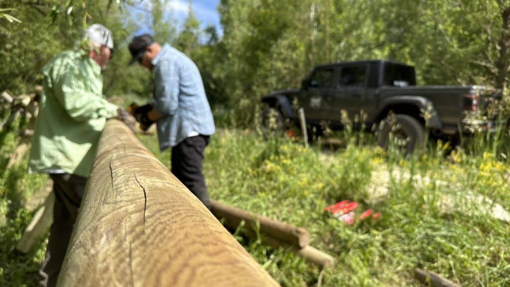 Tread Lightly! Impact Report: Buckland Campground Fence Installation IMG 4723 1024x576