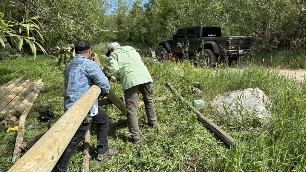 Tread Lightly! Impact Report: Buckland Campground Fence Installation IMG 4728 1024x576