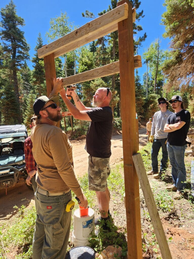 Tread Lightly! Impact Report: Strawberry Valley Trail Sign Project 20230907 131726 768x1024