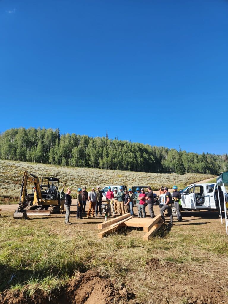Tread Lightly! Impact Report: Heber-Kamas National Forest Soapstone Basin Kiosk Installation 20230911 102555 768x1024