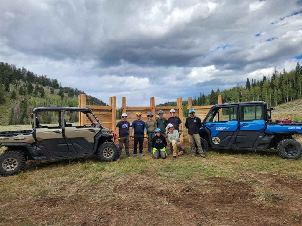 Tread Lightly! Impact Report: Heber-Kamas National Forest Soapstone Basin Kiosk Installation 20230911 164024 1024x768