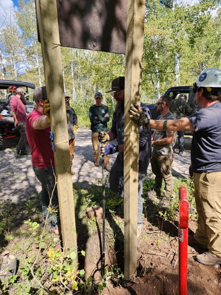 Tread Lightly! Impact Report: Heber-Kamas National Forest Administrative Campground Signage Installation 20230912 120405 768x1024