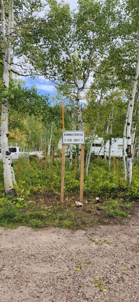 Tread Lightly! Impact Report: Heber-Kamas National Forest Administrative Campground Signage Installation 20230913 154522 473x1024