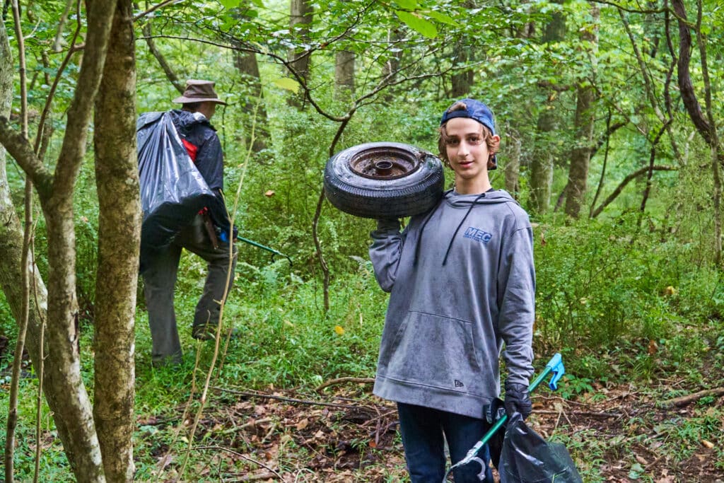 Tread Lightly! Impact Report: Adventure X Fest Cleanup in Monongahela National Forest TL Gladwin Dispersed 15 1024x683