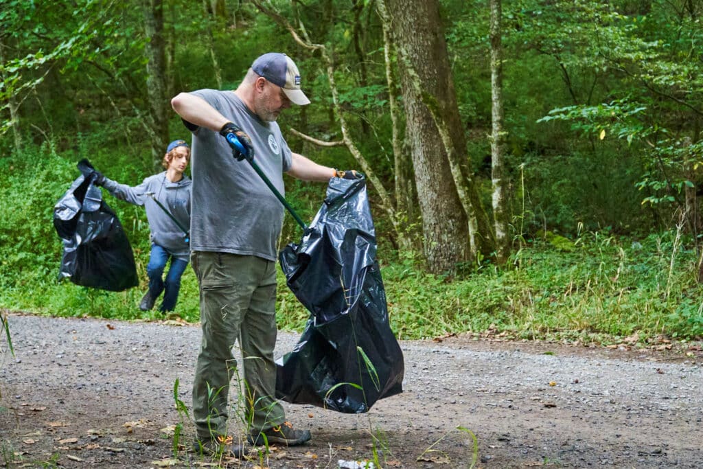 Tread Lightly! Impact Report: Adventure X Fest Cleanup in Monongahela National Forest TL Gladwin Dispersed 3 1024x683