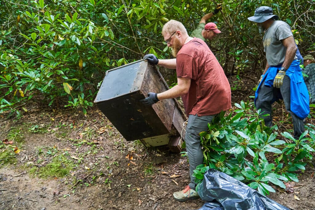 Tread Lightly! Impact Report: Adventure X Fest Cleanup in Monongahela National Forest TL Gladwin Dispersed 38 1024x683