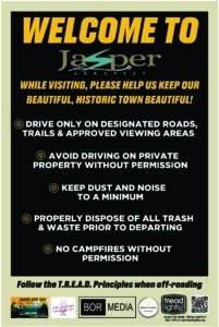 Tread Lightly! Impact Report: Jasper, Arkansas Educational Signage Production Jasper Jeep 24x36 2 28 24 201x300
