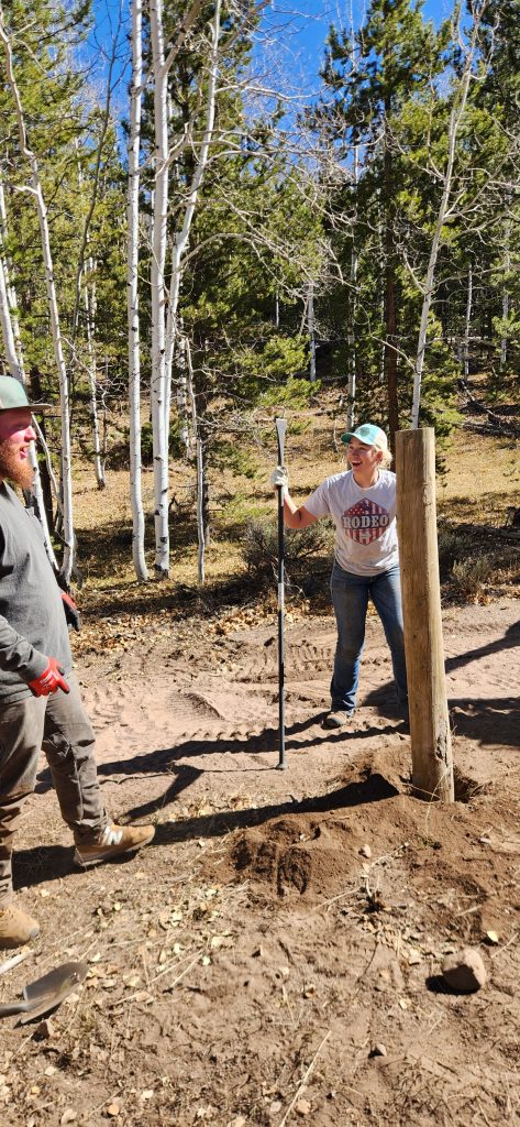 Tread Lightly! Impact Report: Wolverine Trail Fencing Installation 20241005 115718 473x1024