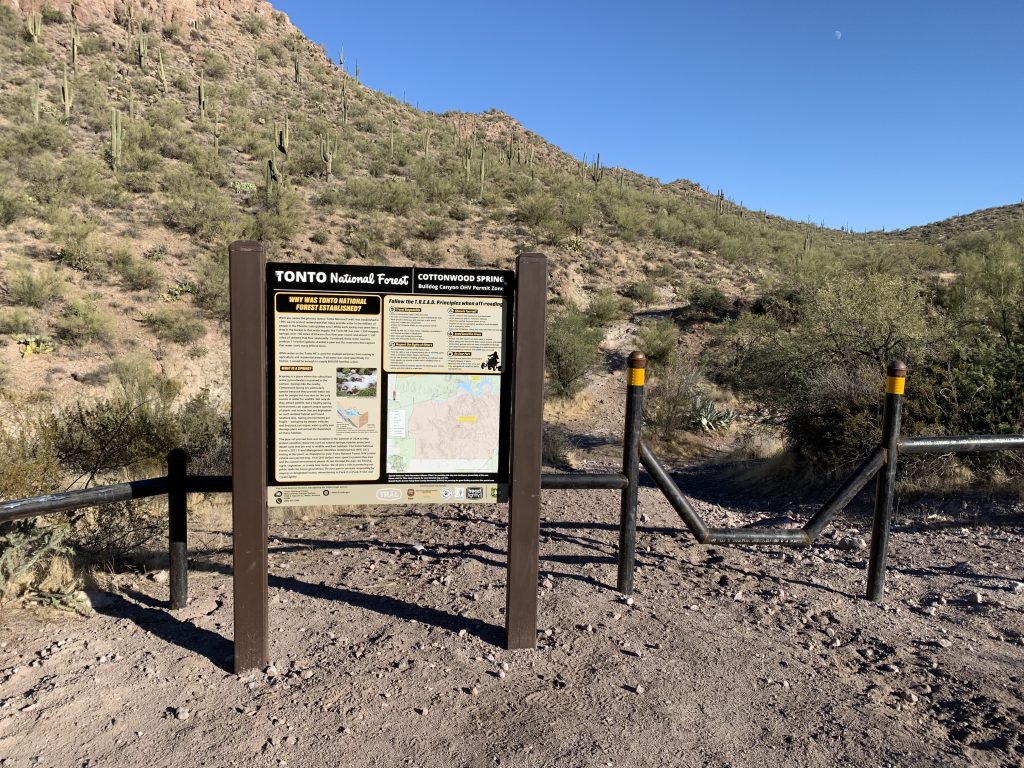 Tread Lightly! Impact Report: Cottonwood Spring Signage IMG 0371 1024x768