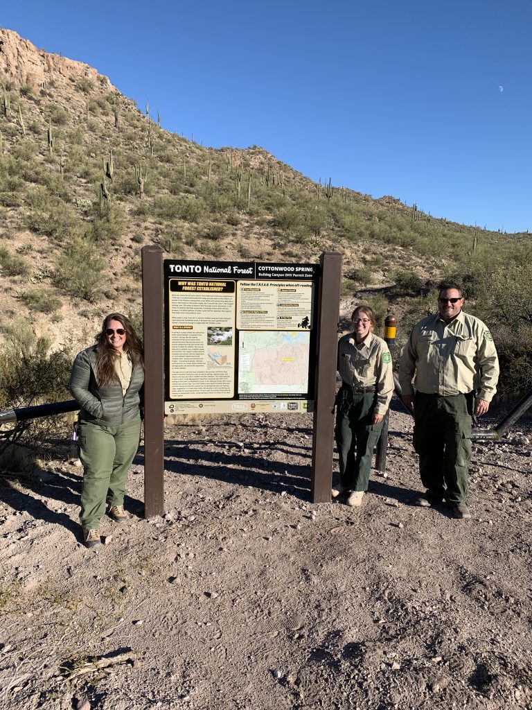 Tread Lightly! Impact Report: Cottonwood Spring Signage IMG 0374 768x1024