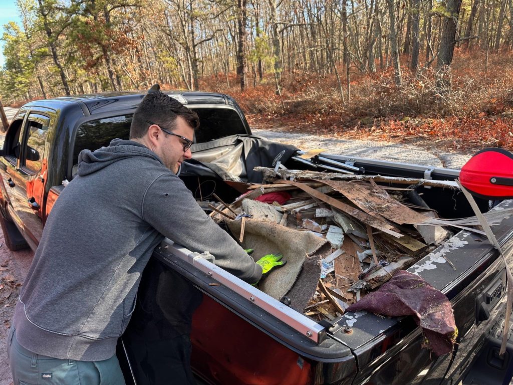 Tread Lightly Impact Report: Brendan T. Byrnes State Forest Cleanup IMG 8439 1024x768