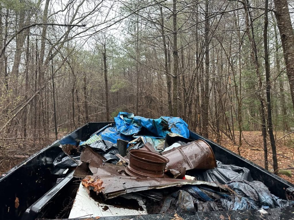 Tread Lightly Impact Report: Warwick State Forest Earth Day Cleanup IMG 1999 1024x768